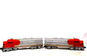 Lionel Postwar #2343 Santa Fe F3 A-A's - O Gauge - Picture 1 of 14