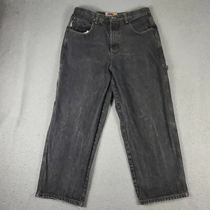 Southpole Jeans Mens Size 38x30 Gray Vintage Y2K Baggy Carpenter Wide Leg - Picture 1 of 11