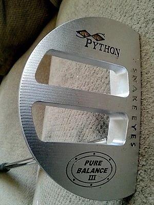 Snake Eyes Python Pure Balance III Putter Original Steel RH Golf Club - Image 1 of 4