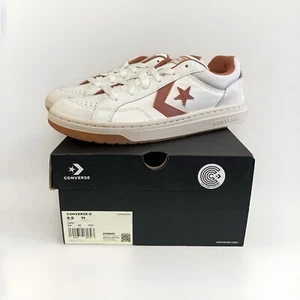 Converse Pro Blaze Classic Ox Herren Schuhe Sneaker weiß creme braun Gr. M9,5 W11 - Bild 1 von 7