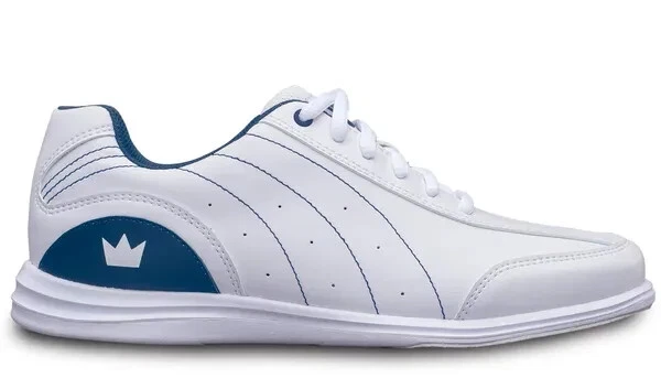 Brunswick Womens Mystic White/Navy  Bowling Shoes NEW IN BOX  size 9.5W - Image 1 of 1