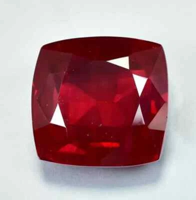 Red Ruby Unheated Natural BURMA Pigeon Blood Certified 10.90 Ct Loose Gemstone - Image 1 of 4