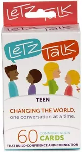 Letz Talk Gesprächskarten für Jugendliche - hilfreiches Lernen Konversationskartenspiel - Bild 1 von 6