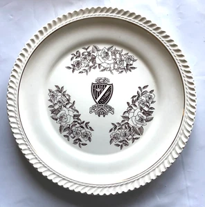 Beta Sigma Phi Decorative 10.5 inch Plate Made in Attleboro Massachusetts - Picture 1 of 5