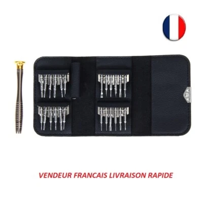 kit 25 en 1 tournevis de précision outil torx tournevis réparation téléphone pc - Imagen 1 de 4