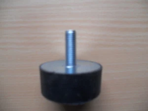 Gummipuffer -M10x28mm - H 20x50mm Schwingungsdämpfer Gummi Metall Puffer 10 Stk - Bild 1 von 2