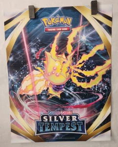 Pokemon Silver Tempest Promotional Double Sided Store Poster Regieleki Regidraco - Picture 1 of 10