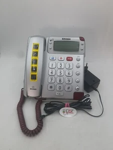 TELEFONO ORIGINALE BRONDI CALLER ID MOD: SUPER BRAVO2, USATO, VIVAVOCE NON FUNZ. - Zdjęcie 1 z 5