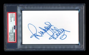 RICHARD PETTY SIGNED INDEX CARD MINT PSA/DNA SLABBED AUTOGRAPHED NASCAR HOF - Picture 1 of 1