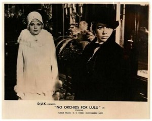 No Orchids for Lulu Original Lobby Card Nadja Tiller Hildegarde Neff Look on