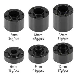 Buje hexagonal de rueda de 12 mm con pesos de latón 4 piezas para llantas de rueda de 1/10 RC Crawler de 1,9" 2,2" - Imagen 1 de 11