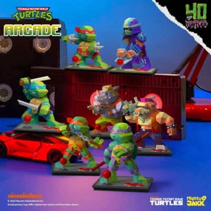 Mighty Jaxx Arcade: Teenage Mutant Ninja Turtles - Bandeja sellada de 6 cajas ciegas - Imagen 1 de 12