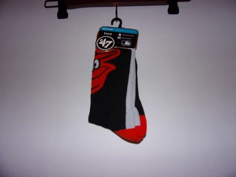 '47 Baltimore Orioles  Medium Socks (1 Pair) Boys 5 to 8.5, Girls 5 To 9.5 Cover
