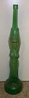 Midcentury Tall Tuscan Chianti Glass Wine Bottle Shape of a Woman 32" Green