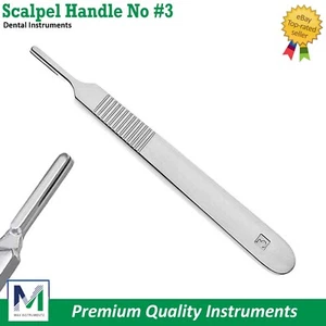 Scalpel Handle No.3 Blade Holder BP Handle, Surgical Scaple Handle No3 - Picture 1 of 4