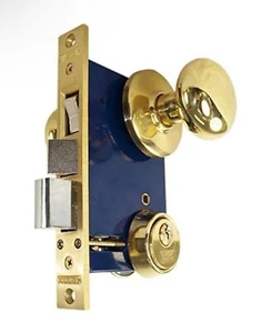 Marks 22AC LHR Double Cylinder Iron Gate Ornamental Mortise Lock Set with 2-1... - Picture 1 of 7