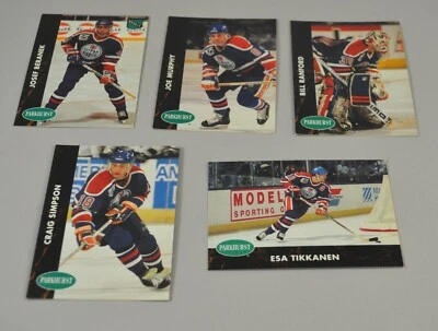1991-92 Parkhurst NFL Hockey Edmonton Oilers Trading Sports Cards - Your Choice - Image 1 of 2