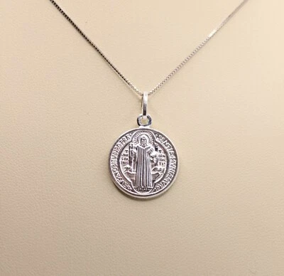 EXPLOIT ARGENTI CIONDOLO SAN BENEDETTO DA NORCIA ARGENTO RODIATO MM 18 RELIGIOSO GR. 3 EXPLOIT