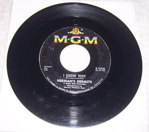 Can't You Hear My Heartbeat / I Know Why Herman's Hermits 45 Record - Picture 1 of 2
