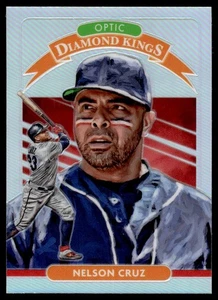 2020 Donruss Optic Diamond Kings Holo Prizm Nelson Cruz Minnesota Twins #13 - Bild 1 von 2