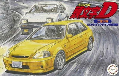 1:24 Scale Fujimi Initial-D Ninomiya Daiki EK9 Civic Type-R Car Model Kit - Image 1 of 2