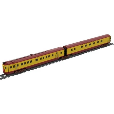 Hot Sale Red and Yellow Train Cars 1748 Pieces Building Toys Set - Image 1 of 4