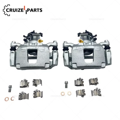 For Chrysler Town & Country Dodge Grand Caravan Rear 2x Brake Caliper w/ Bracket - Image 1 of 4