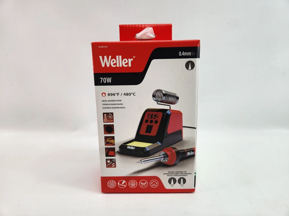 Weller (WLSKD7012A) - 70W Digital Soldering Station Iron (896°F/480°C)