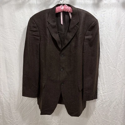 Blazer marrón Ermenegildo Zegna para hombre (hecho en Suiza) cachemir/seda Foto 1 de 4