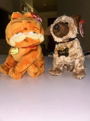 Garfield and Odie Ty Beanie Baby Plush Rare - Image 1 of 4
