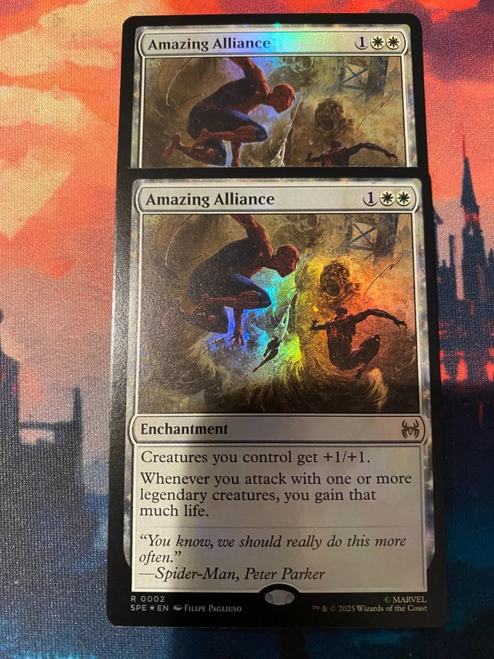 MTG Spider Man Amazing Alliance Foil x 2 - Image 1 of 1