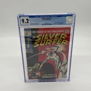 Silver Surfer #7 CGC 9,2 SIN USAR/SIN USAR Stan Lee John Buscema & Sal Buscema Difícil de encontrar Lo último - Imagen 1 de 5