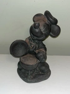 Vintage 1997  Mickey Mouse Disney Outdoor Garden 10” Statue  #836. Hide Your Key - Picture 1 of 4