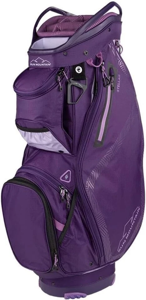 Sun Mountain Cartbag Modell STELLAR Golfbag Farbe LILAC / REGAL / VIOLET