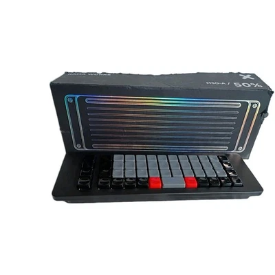 Rama Works M50-AX 50% Mechanical Keyboard w/ Cable & Box (Damaged Box) - Image 1 of 4