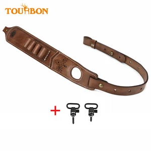 TOURBON Rifle Sling Gun Shoulder Strap Ammo Holder for 12 Gauge with Swivels - Picture 1 of 15