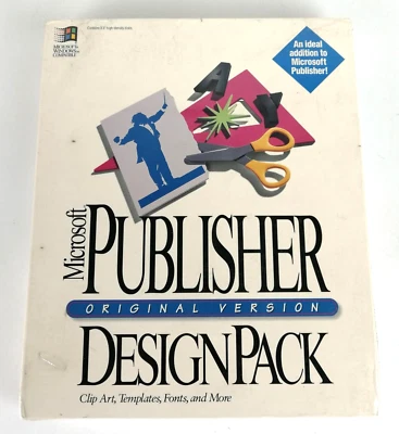 Microsoft Publisher Design Packung - Softwere - 1994 - Neu Ovp - Bild 1 von 3