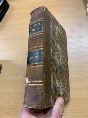 1832 "HERODOTI MUSAE" HERODOT MUSES VOL 2 LATIN & GREEK ANTIQUE BOOK (P6) - Image 1 of 4