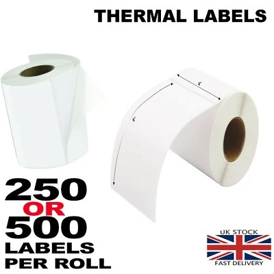 4x6" 100 x 150mm Direct Thermal Labels 250/500 roll Zebra Toshiba Citizen 6x4