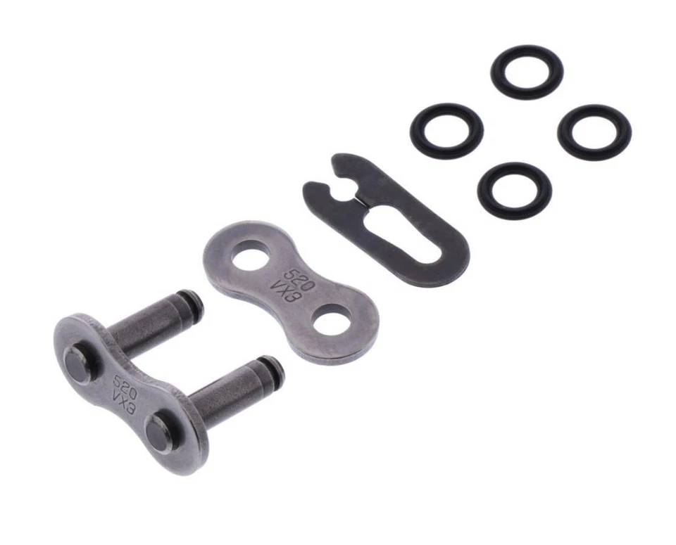 DID Clipschloss 520VX3 stahlfarben 520 Teilung FJ520VX3 Kettenschloss - Bild 1 von 1