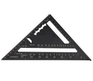 7 Inch Metric Aluminum Alloy Oxidation Roofing Angle Protractor FEI - Picture 1 of 5