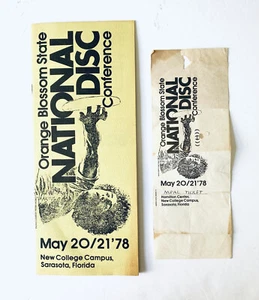 Vintage 1978 Orange Blossom Festival Tournament Brochure and Meal Ticket - Picture 1 of 12