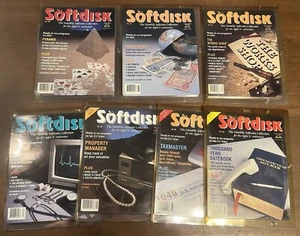7 Softdisk Magazines For The Apple 2 #80-#86 - Picture 1 of 15