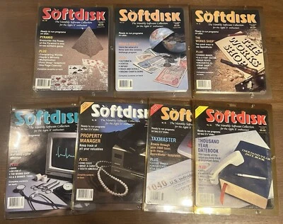 7 Softdisk Magazines For The Apple 2 #80-#86 - Image 1 of 4