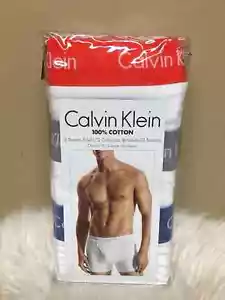 Calvin Klein Intimo Uomo Confezione 3 Boxer Classico Cotone Taglia L, XL - Foto 1 di 7