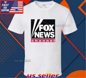 Neu Shirt Fox News Channel Logo T-Shirt lustig American USA Unisex Größe S-5XL - Bild 1 von 6