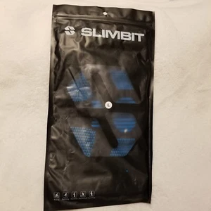 Slimbit New Knee Brace Compression Sleeve Blue Size Large - Picture 1 of 7