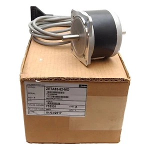 Parker ZETA83-62-MO Stepper Motor, 1.8°/Step, 120VAC 7.5A, ø3/8in Shaft, NEMA 34 - Picture 1 of 8