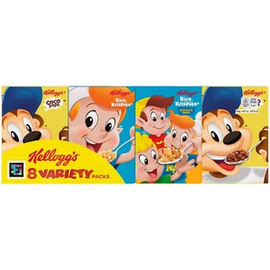 8Pk - Kellogg's Variety Packs Great Way To Enjoy Your Favourite Breakfast Cereal - Picture 1 of 6