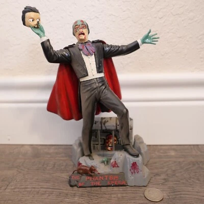 Vintage 1963 Aurora The Phantom of the Opera Built Model Kit Incomplete Painted - Image 1 of 4